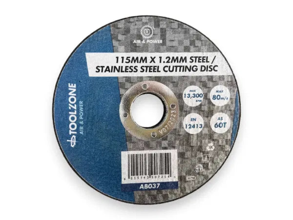 (10PK) 115mm Metal Cutting Discs - Stainless Steel Mild Steel Iron Ultra Thin Profile Slitting Discs Fast and Clean Cutting